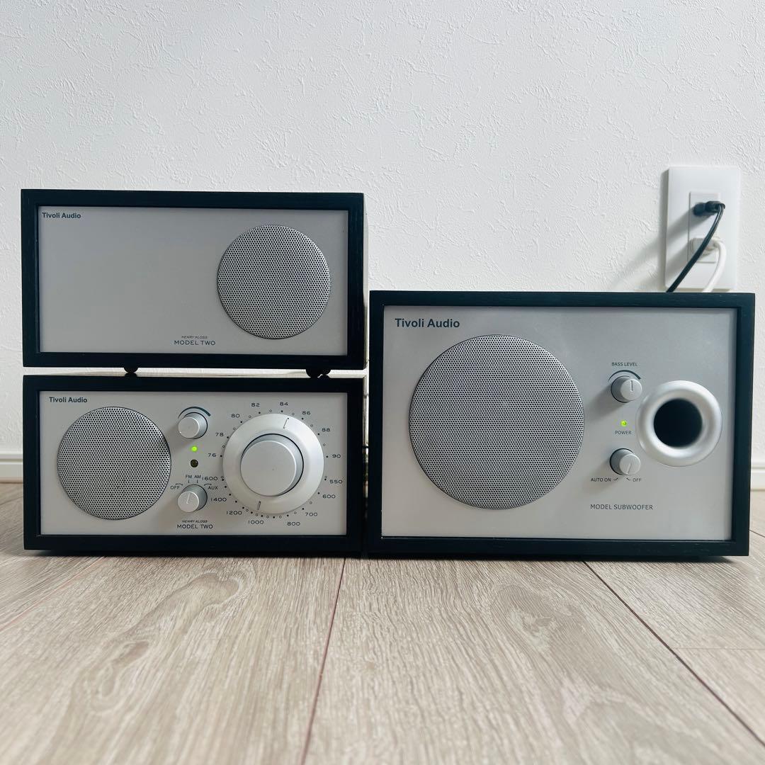 スピーカー・ウーファー Tivoli Audio MODEL TWO + MODEL SUBWOOFER