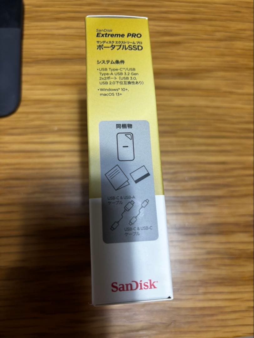SanDisk Extreme PRO ポータブルSSD 4TB