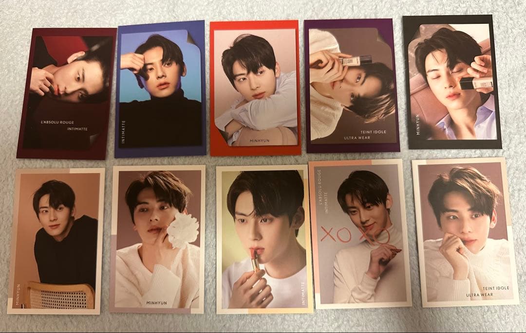 LANCOME MINHYUN タレントカード 10枚セット