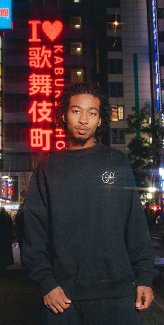 BlackEyePatch RHINESTONE B EMBLEM TEE美品