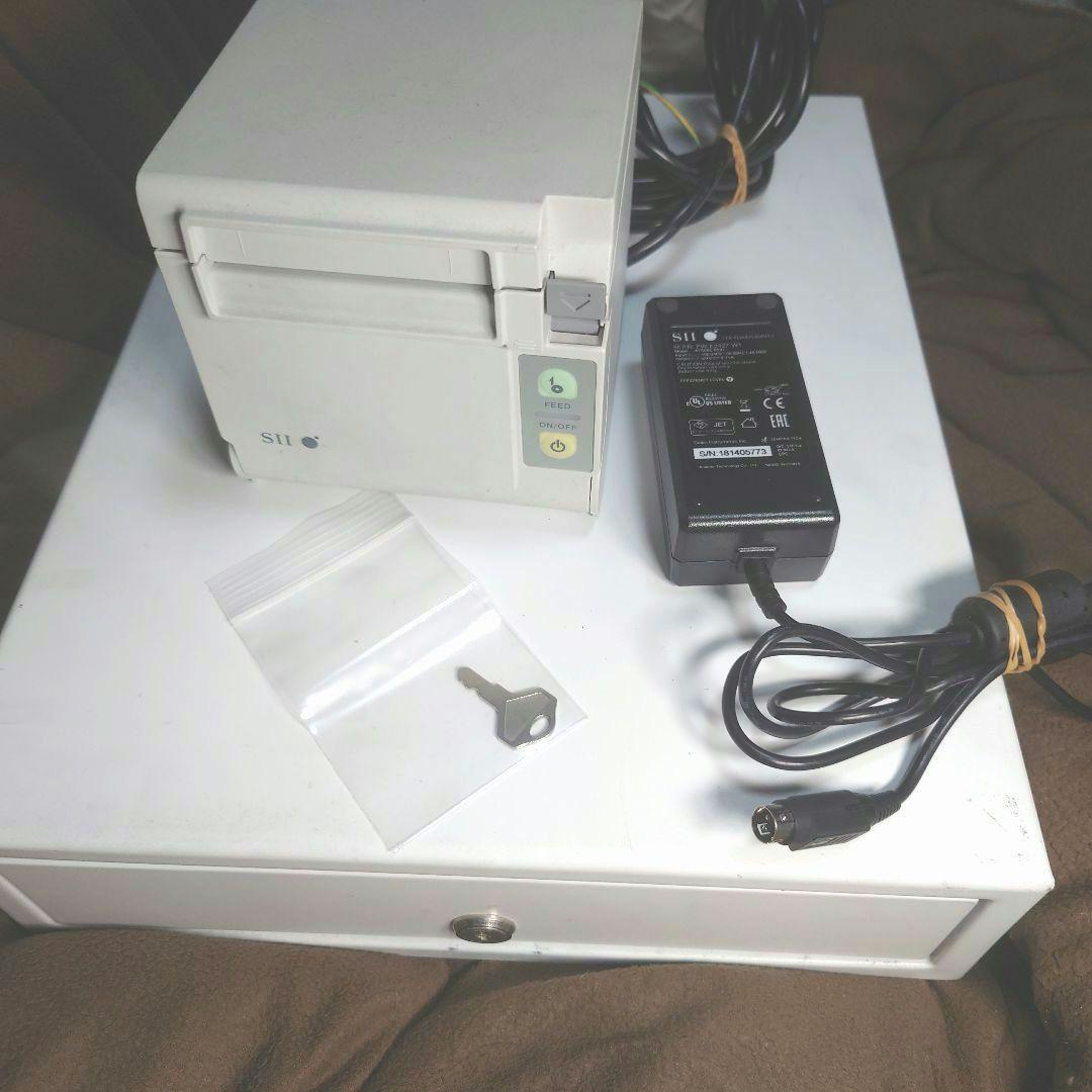 SII★RP-D10 DRW-A01白セット★サーマルプリンター/ドロアー送料込