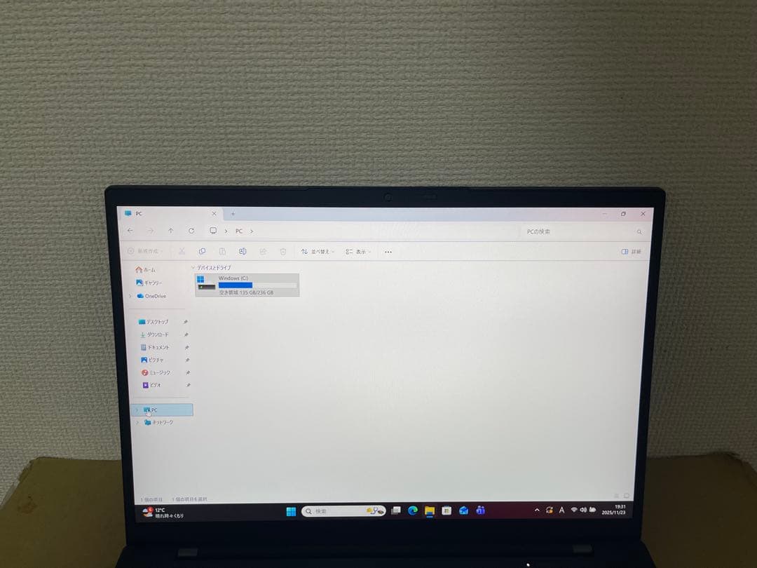 Lenovo X1 Carbon Gen10 16GB I5-12Th オフィス