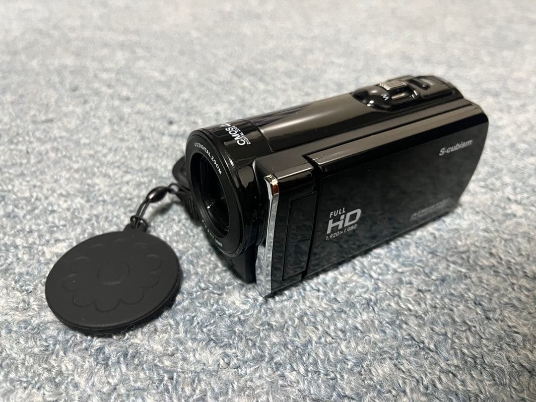 【新品未使用】ビデオカメラ [メモリ 32GB/フルHD] SCDC-01B