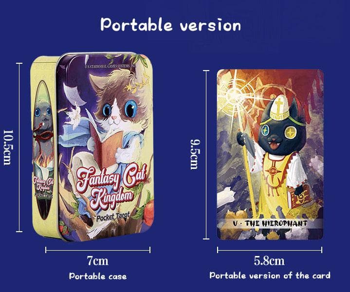 【正規品タロットカード】ネコだらけ✨可愛くファンタジーな猫たちの王国のタロット