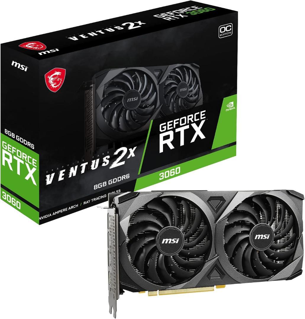 グラフィックボード・グラボ・ビデオカード MSI GeForce RTX 3060 VENTUS 2X 8GB