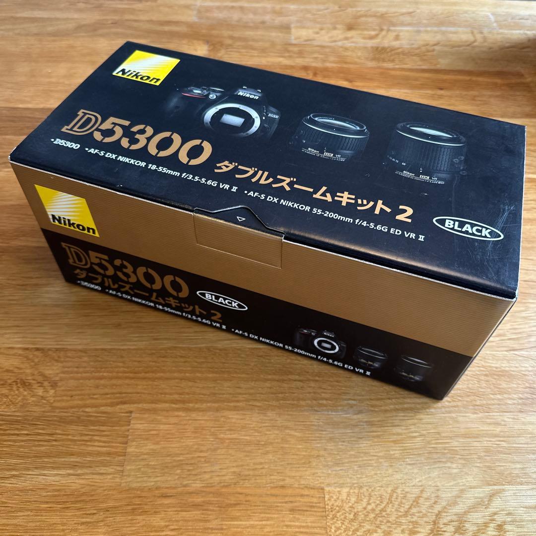【箱、カメラバッグ付き】NikonD5300デジタル一眼レフカメラ レンズセット
