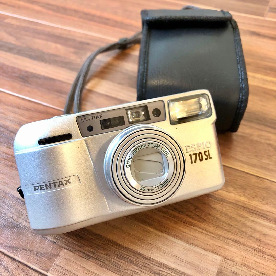 PENTAX コンパクトフィルムカメラESPIO 170SL ケース リモコン付