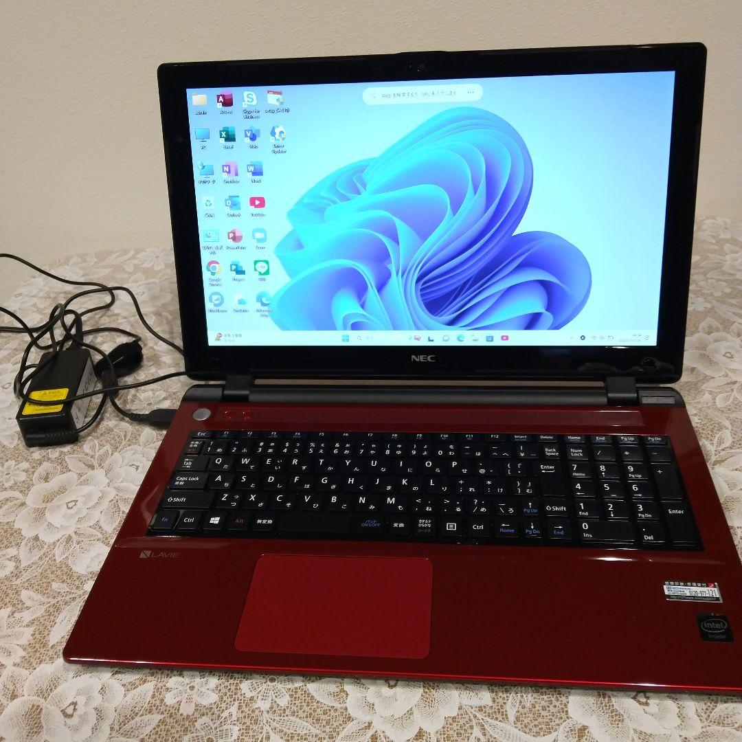 NECノートパソコンWindows11オフィス付 受け取ったその瞬間から使える