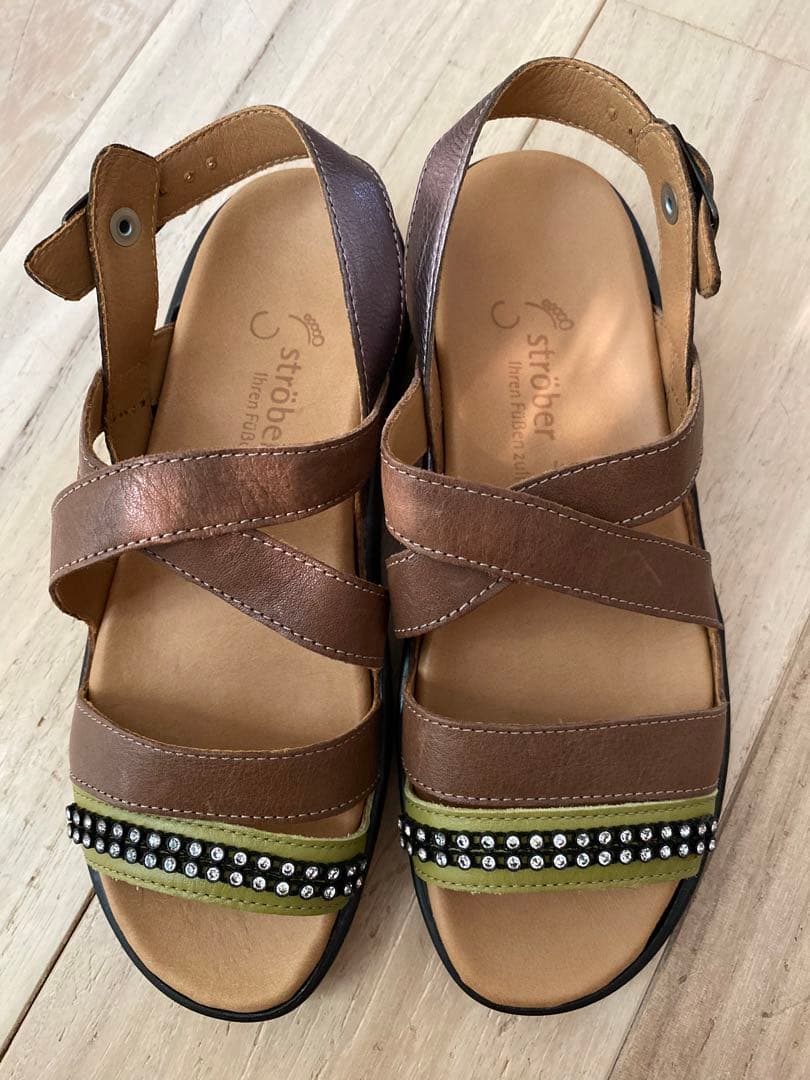 strober ストロバー　レザーサンダル　 サイズ２３.5cm