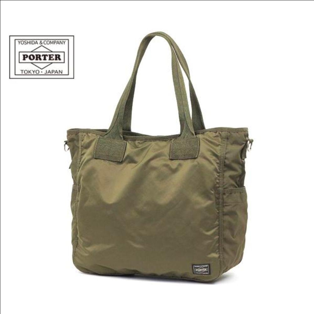 【美品】PORTER ポーター FRAME フレーム 2WAY トートバッグ