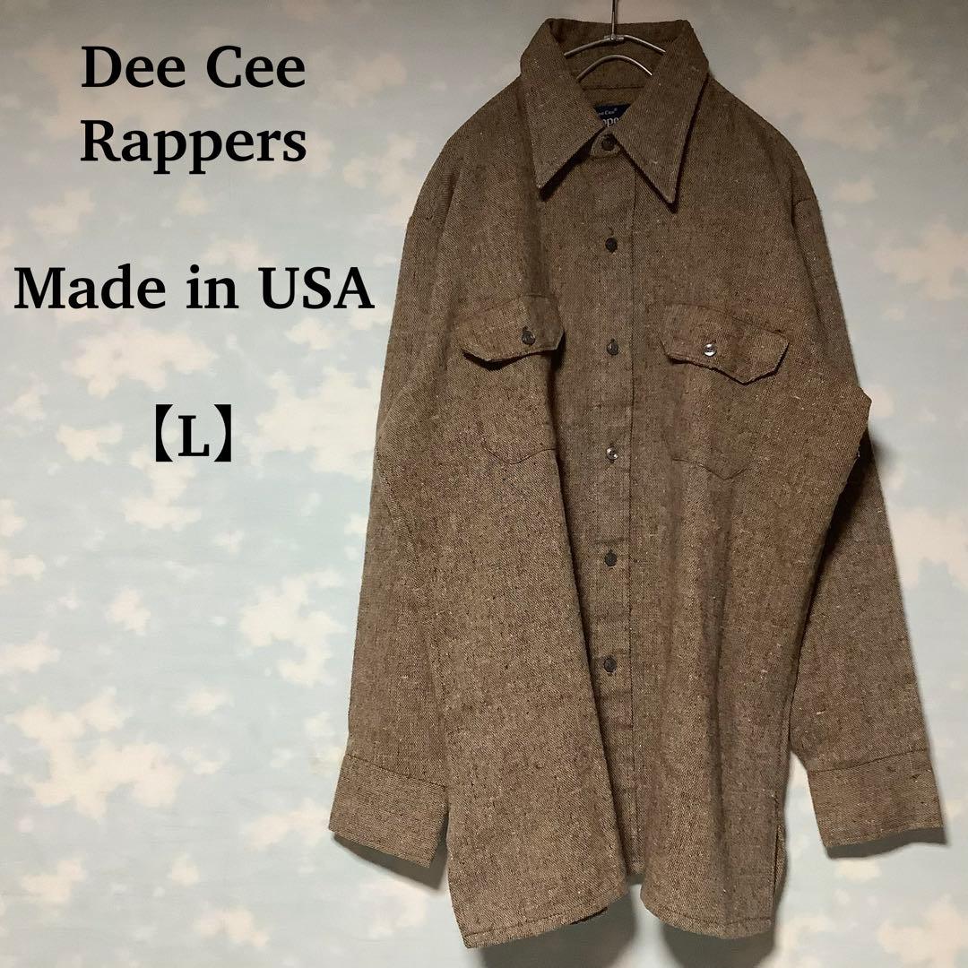 USA製 Dee Cee Rappers 長袖シャツ L ヴィンテージ アメカジ