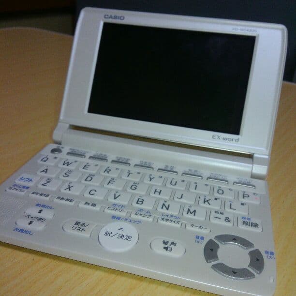 カシオ 電子辞書 EX-word 美品 電池切れ カバー付き