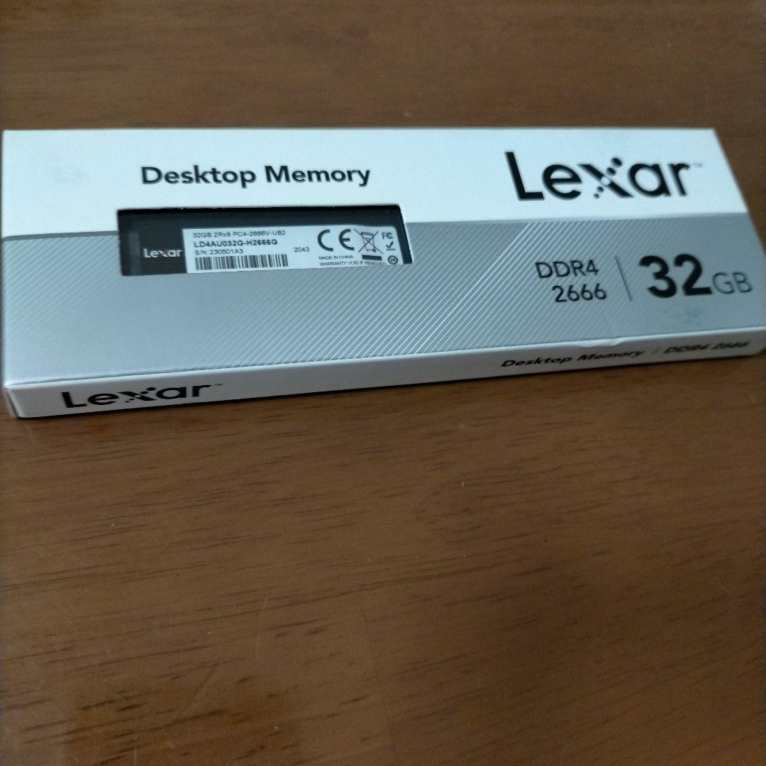 Lexar DDR4 2666 32GB メモリー