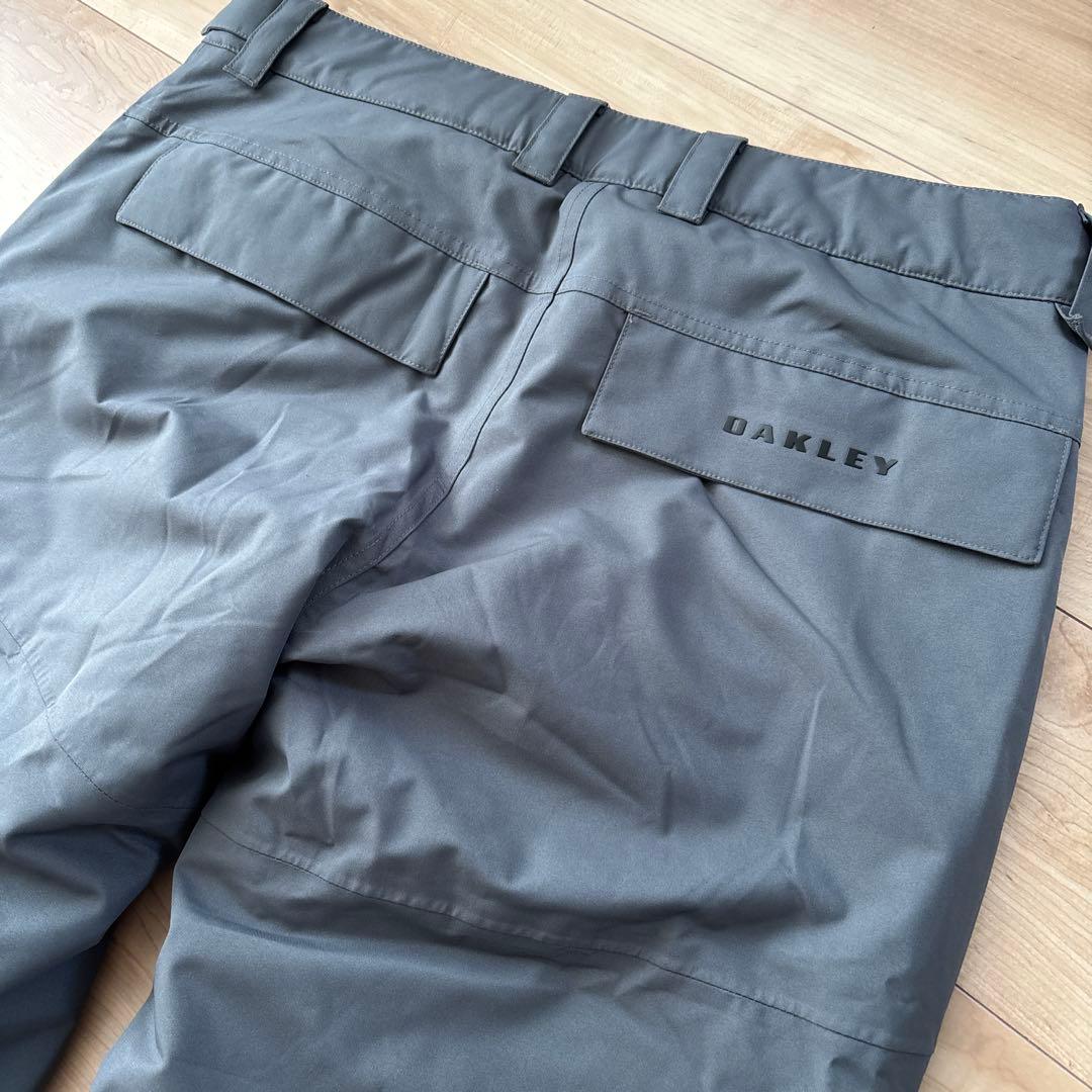 新品　オークリー　メンズ　スノーボードパンツ　グレー　撥水　日本XLサイズ