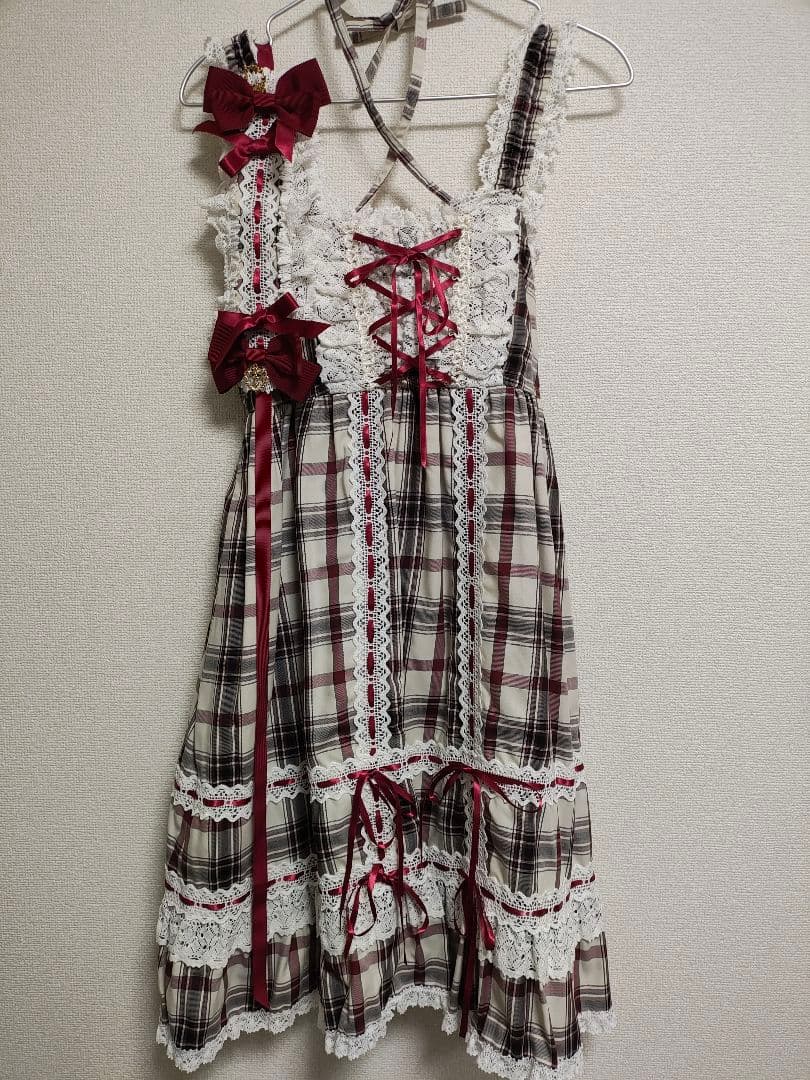 j*n様 BABY, オリジナルタータン　ベビードールジャンパースカート