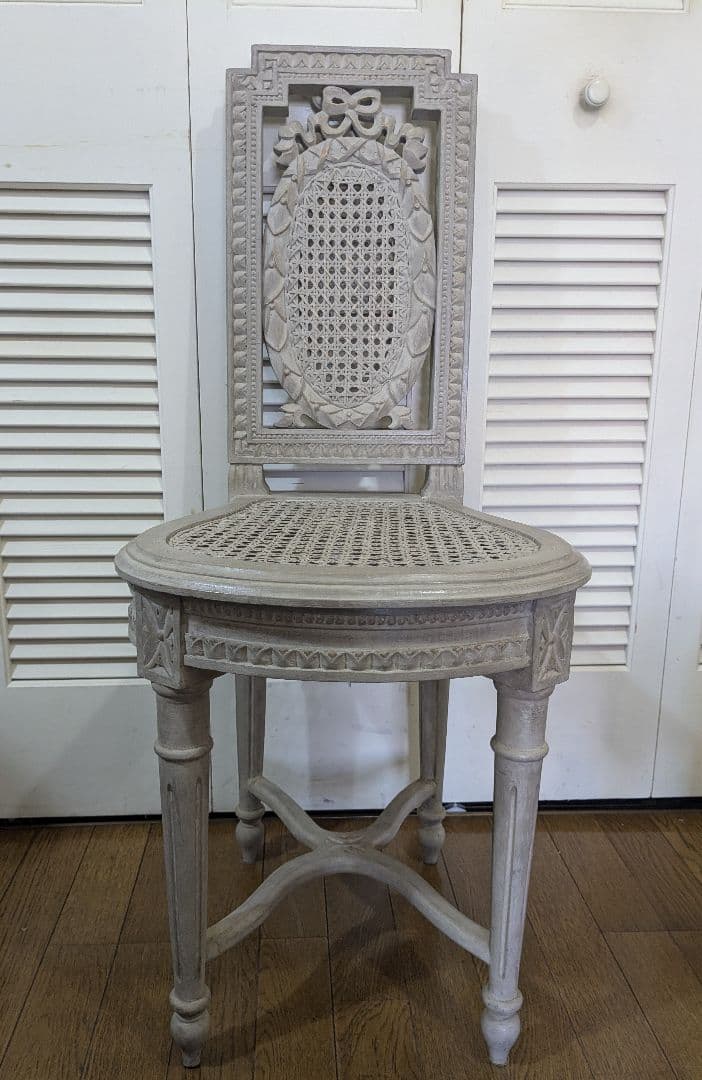 希少◆フレンチスタイル　リボンチェア　コクシグル