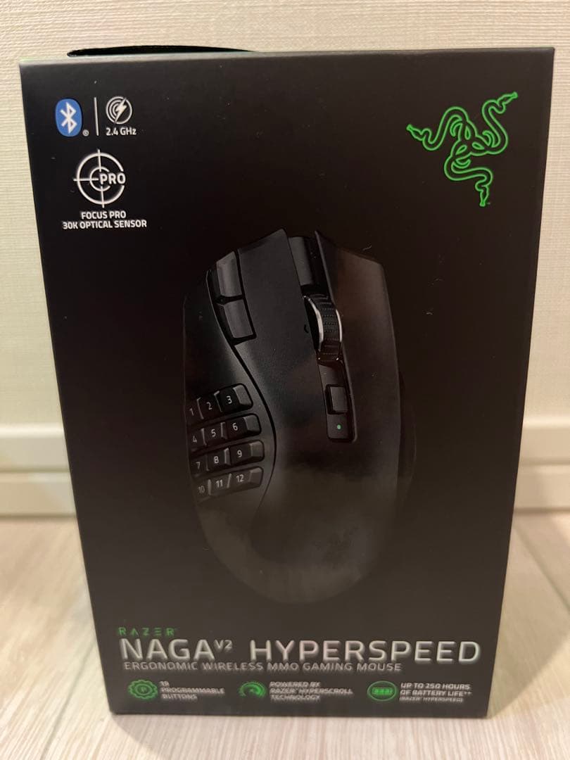 【Razer】 NAGA V2 HYPERSPEED ワイヤレスゲーミングマウス
