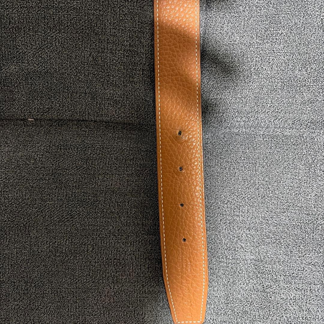 エルメス ブラウンレザーベルト 保存袋付き