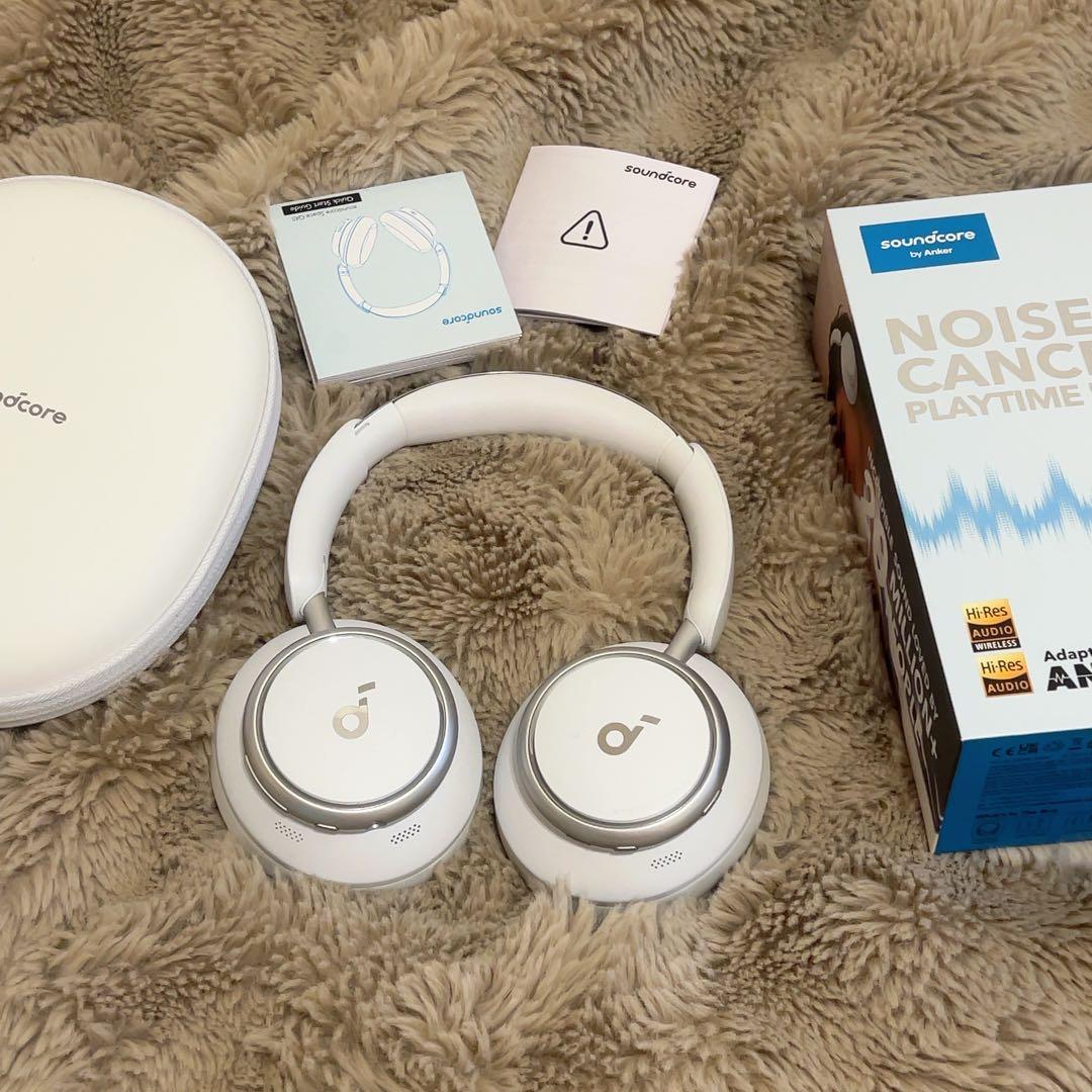 【美品】soundcore ノイズキャンセリングヘッドホン　アンカー