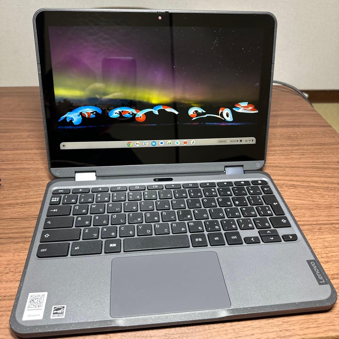 Lenovo 300e Chromebook Gen3 360度回転 2022年