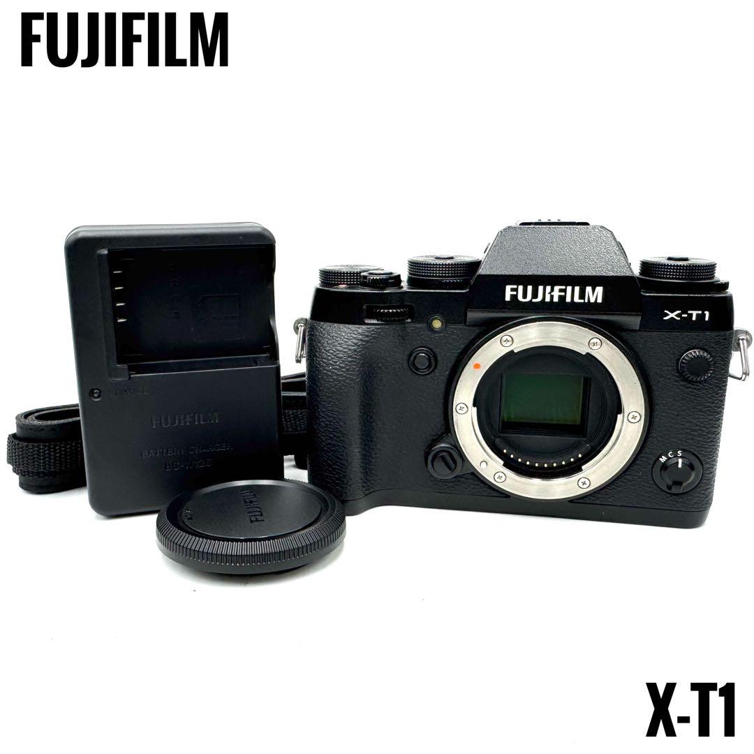 美品 FUJIFILM フジフィルム ミラーレス X-T1 ブラック