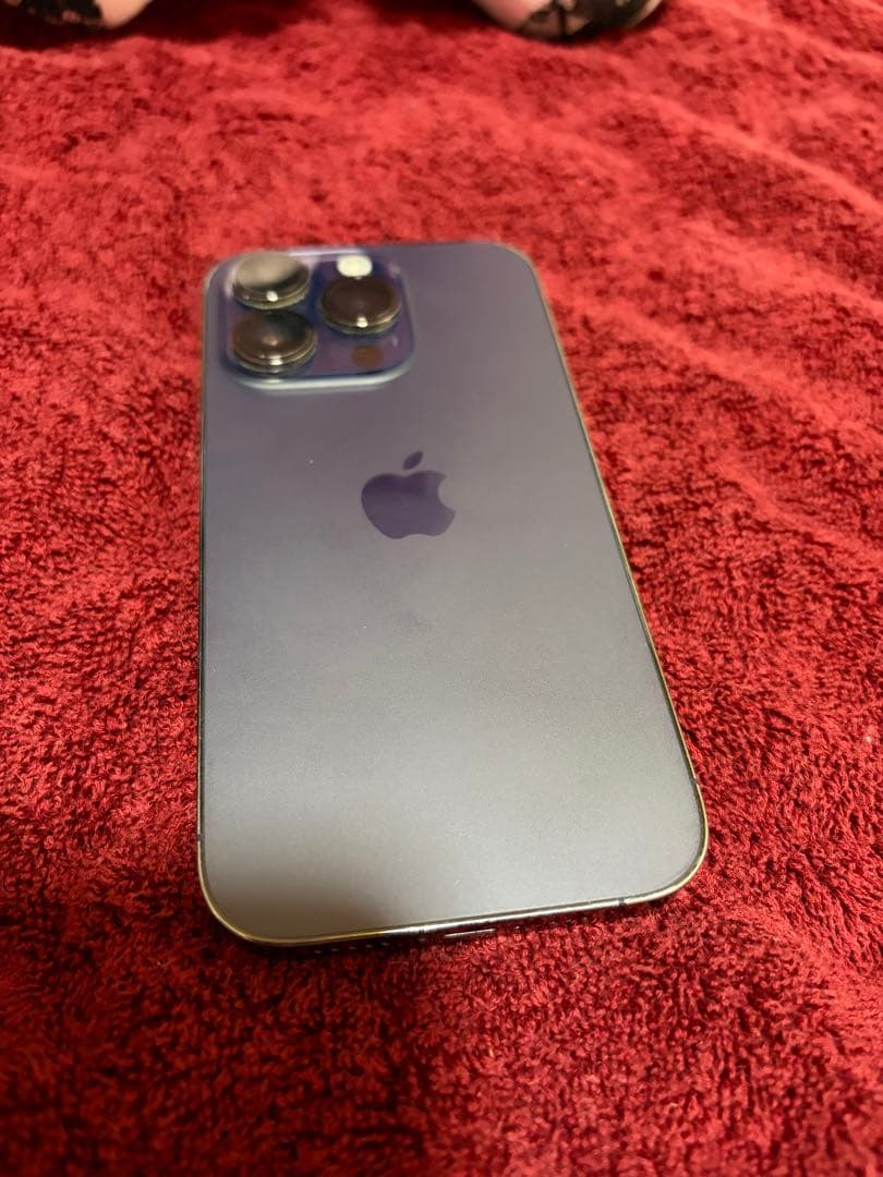 256GB iPhone 14 Pro ディープパープル　充電器付