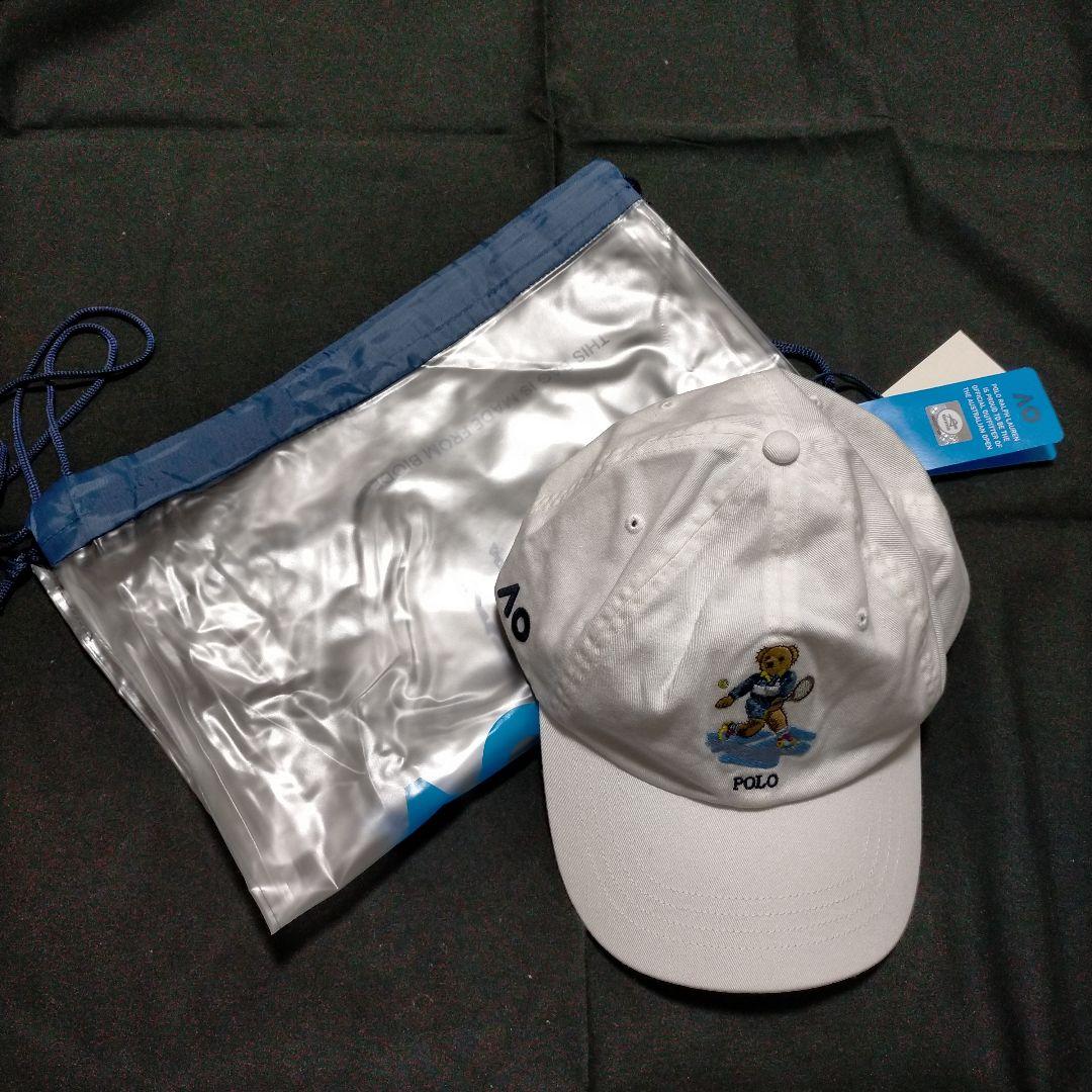 オーストラリアンオープン POLOベアボールキャップ AO テニス 限定バック付