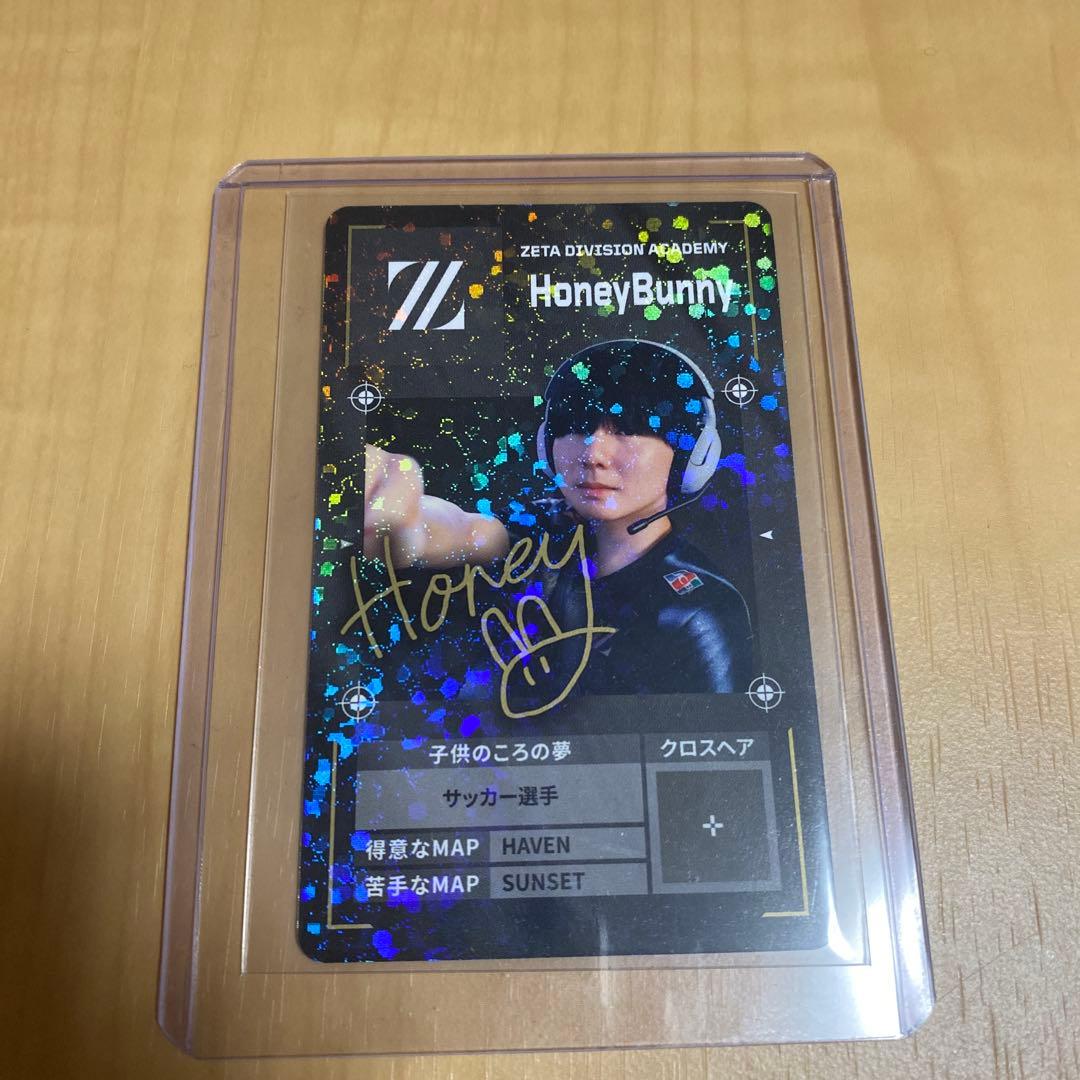 VCJ 特典 プレイヤーカード ZETA AC HoneyBunny