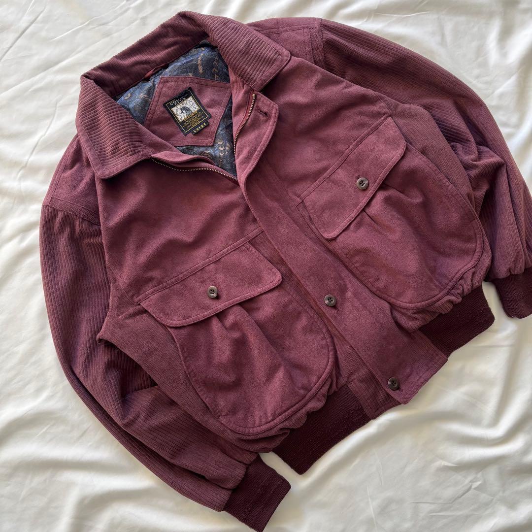 90’s vintage スエード調ブルゾン 短丈 アメカジ シティーボーイ
