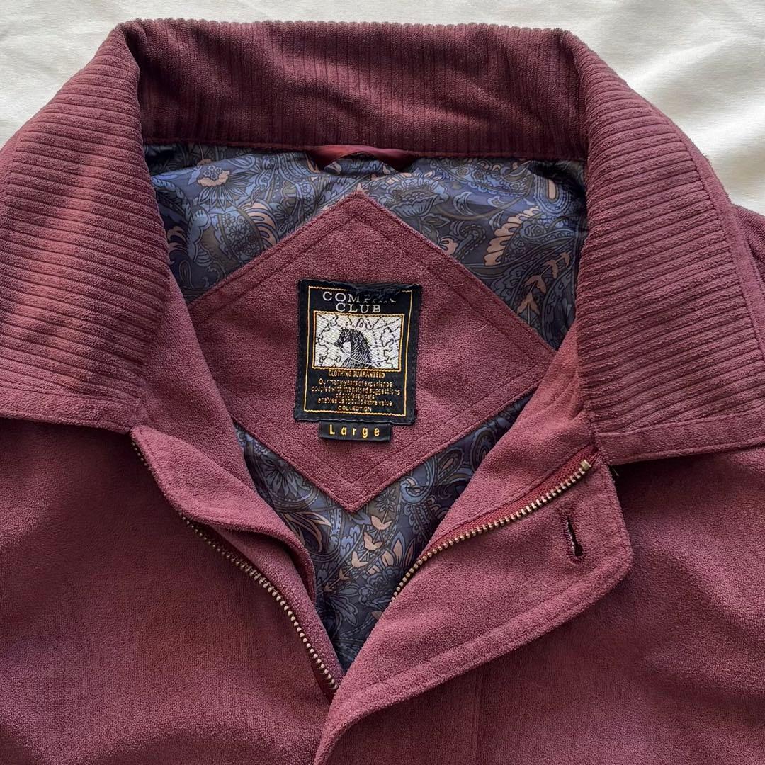 90’s vintage スエード調ブルゾン 短丈 アメカジ シティーボーイ