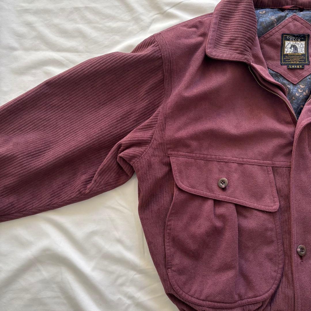 90’s vintage スエード調ブルゾン 短丈 アメカジ シティーボーイ