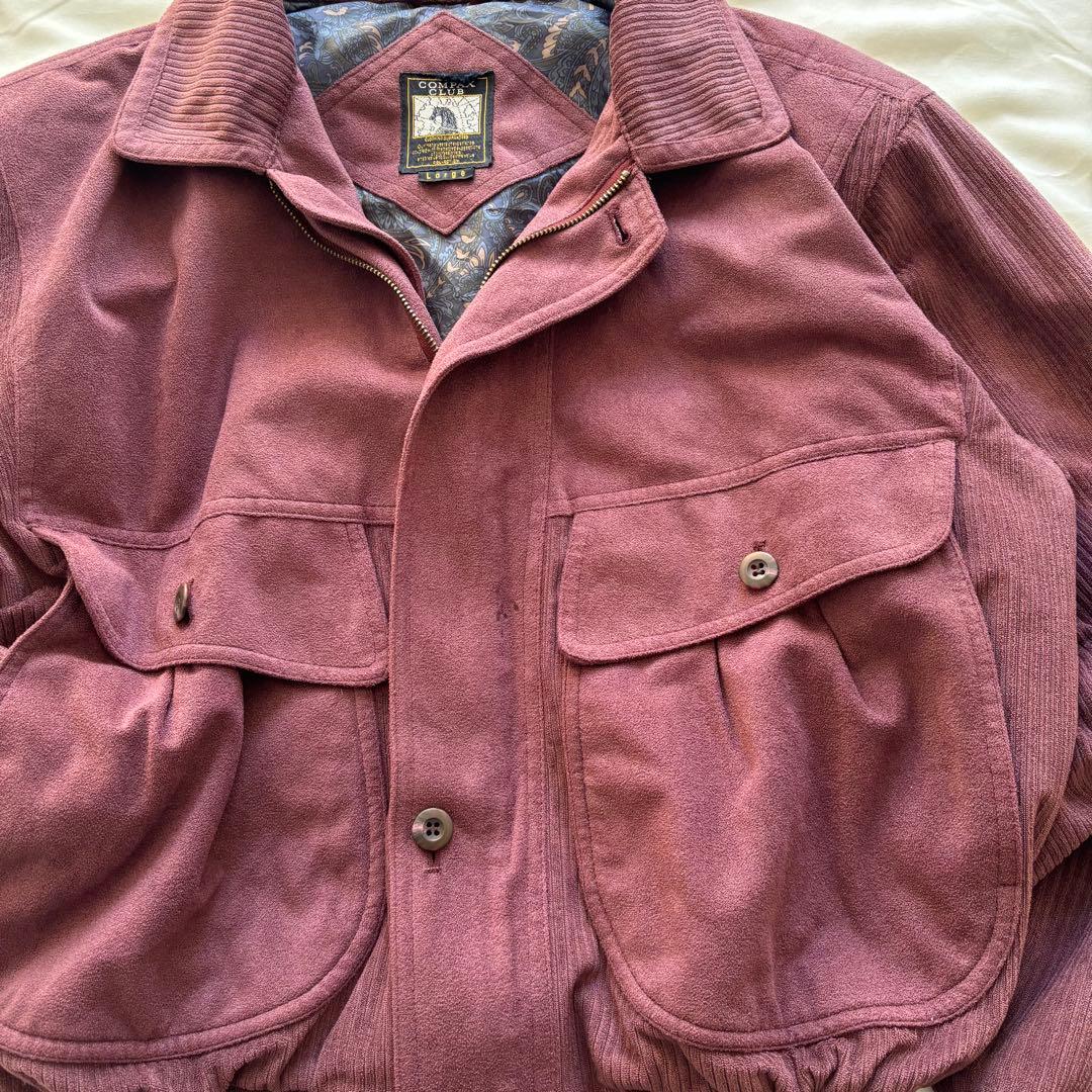 90’s vintage スエード調ブルゾン 短丈 アメカジ シティーボーイ