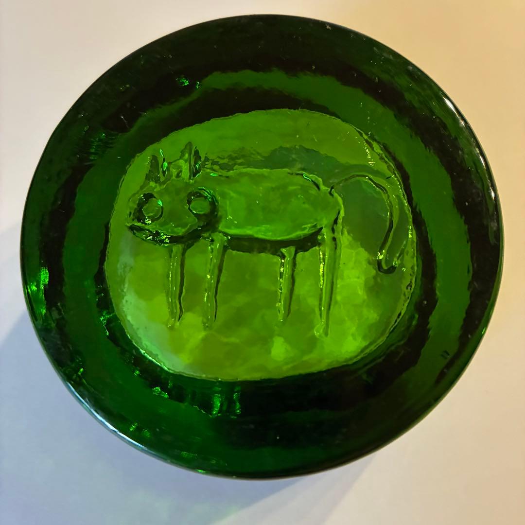 Kosta Boda 猫と牛　アッシュトレイ セット1960年代