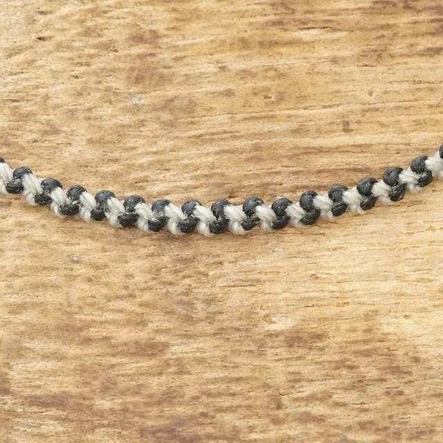 新品 NORTH WORKS オールド ホワイトハーツ ビーズ ネックレス 青