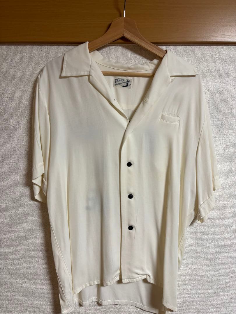 【未使用】超限定Cloveru レーヨン ハワイアンシャツ