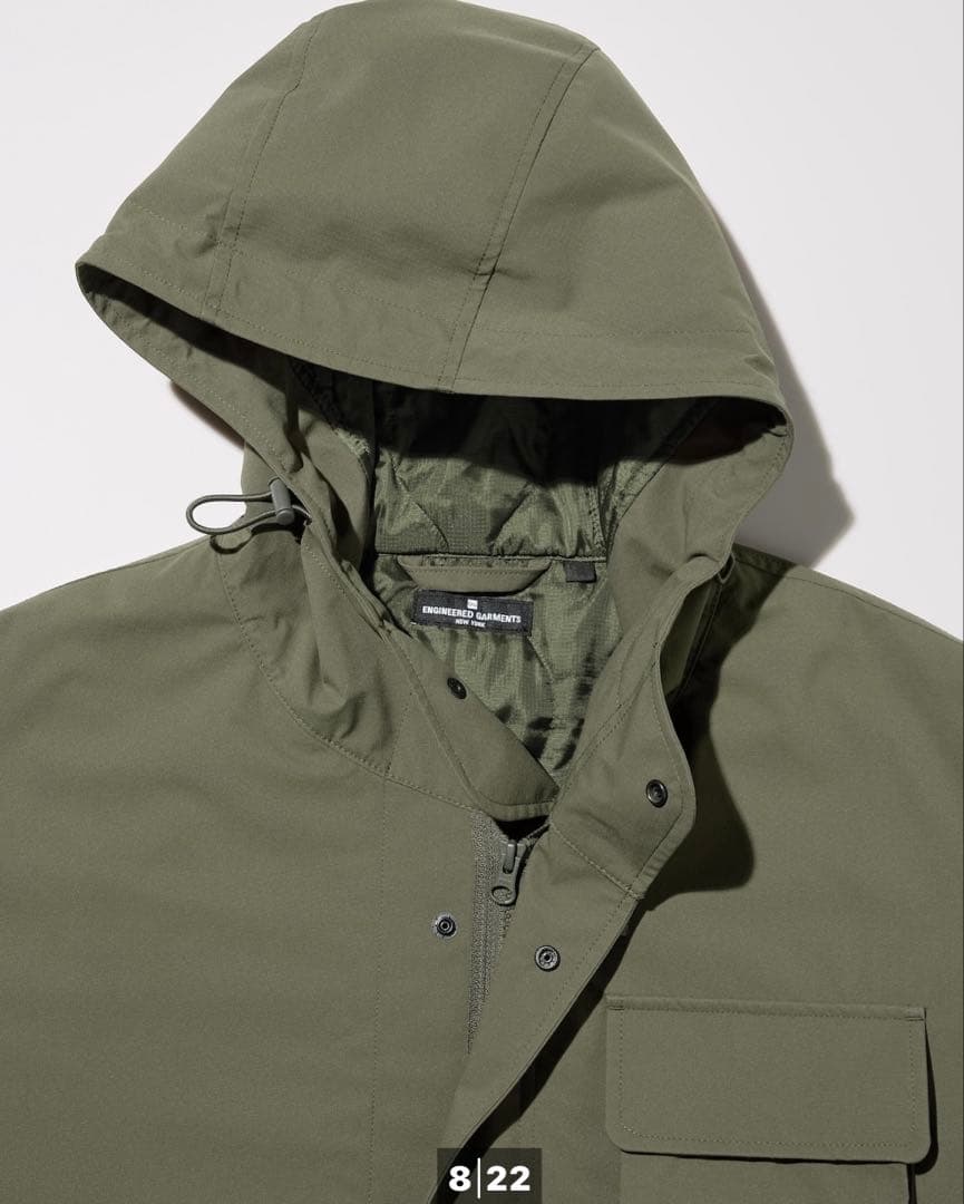 GU パデッドシェルパーカ ENGINEERED GARMENTSネイビー M