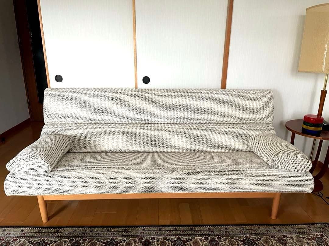 旭川木製家具　カンディハウス　エクリプス ３Pソファ　美品　送料込み