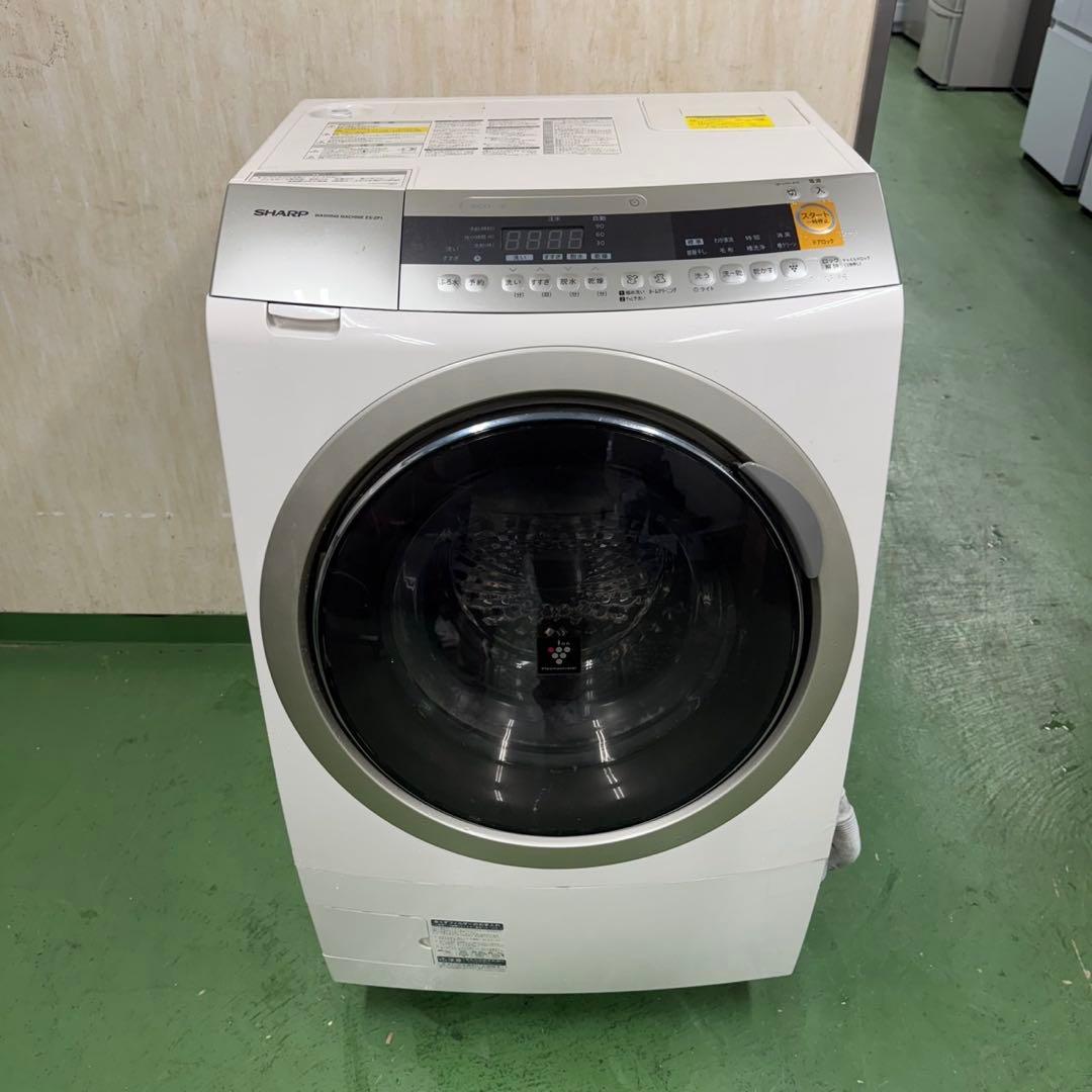 180 送料設置無料 シャープドラム式洗濯機　乾燥機能付き　10㌔