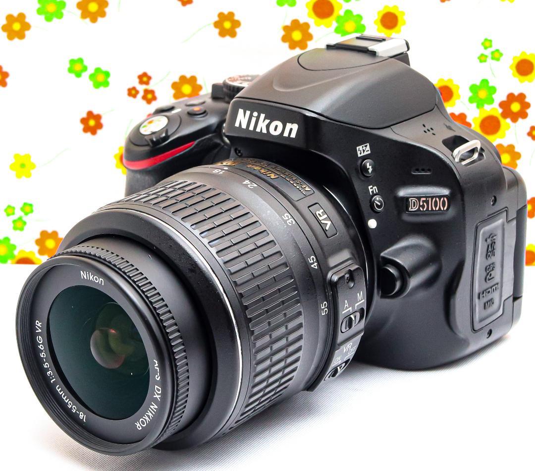 ニコン Nikon D5100☆スマホに送れる！☆人気一眼レフ☆デジタル一眼レフ