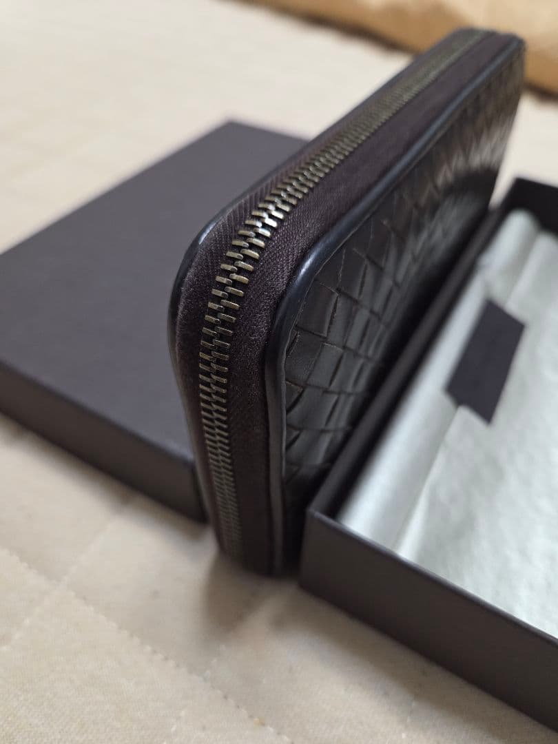 BOTTEGA VENETA 茶色 長財布