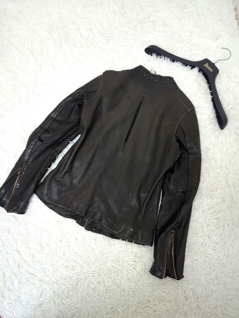 半額　sisii カウレザー シングルライダース M 牛革 日本製レディース