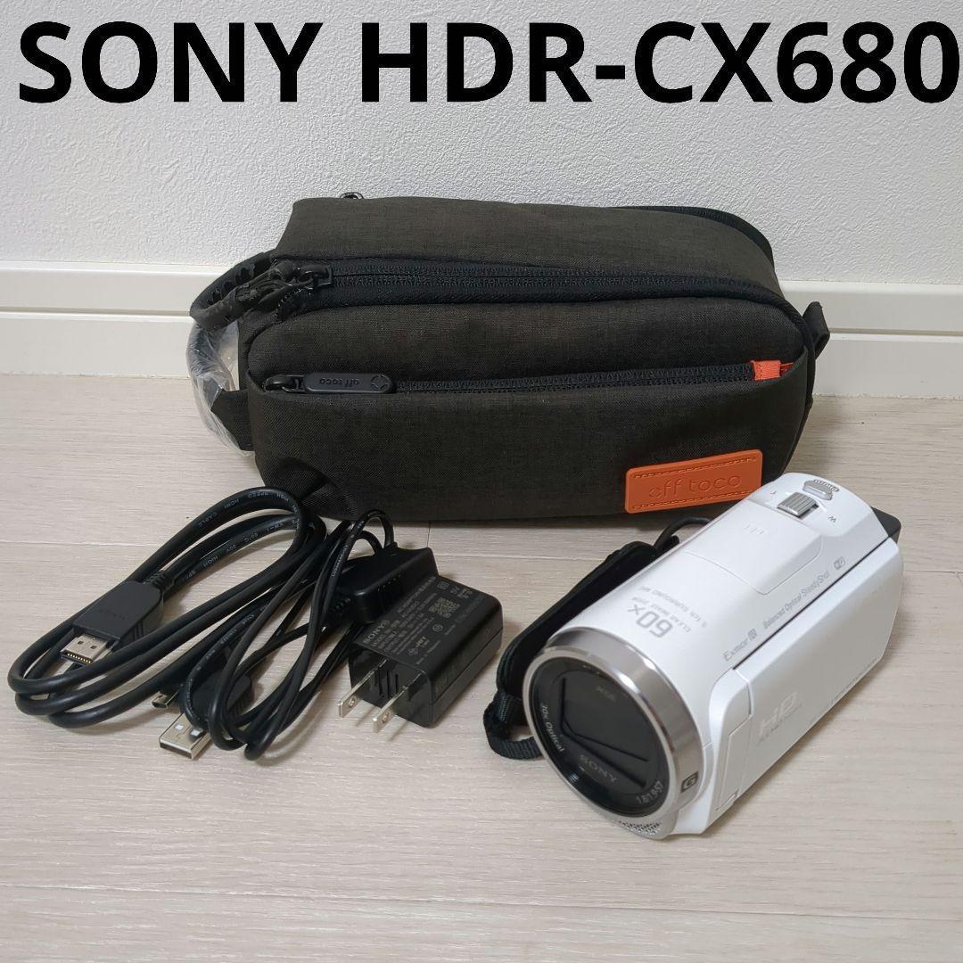 Wi-Fi対応♪ SONY HDR-CX680 ホワイト