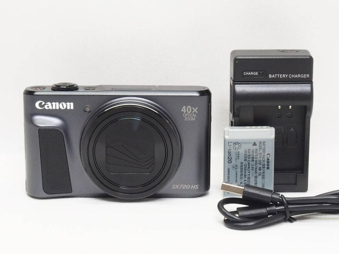 ■ほぼ新品■ Canon Powershot SX720HS ブラック 使用感無