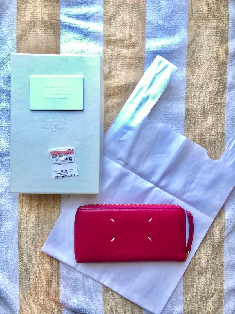 Maison Margiela 長財布 ピンク