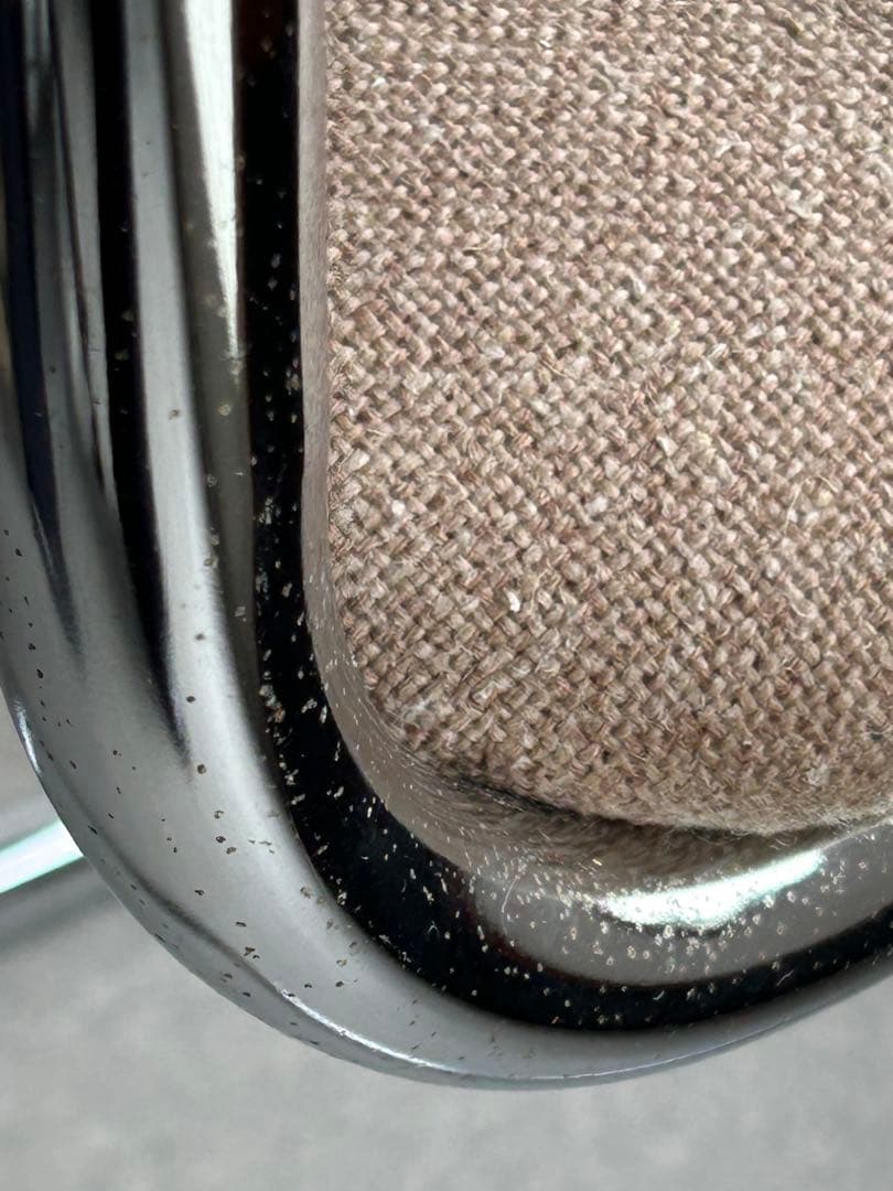 ヴィンテージ　カンチレバー　チェア籐　ラタン　スチール　椅子　レトロモダン