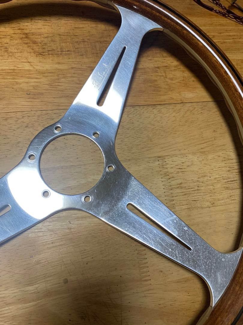 NARDI ナルディ38φ ウッドステアリング