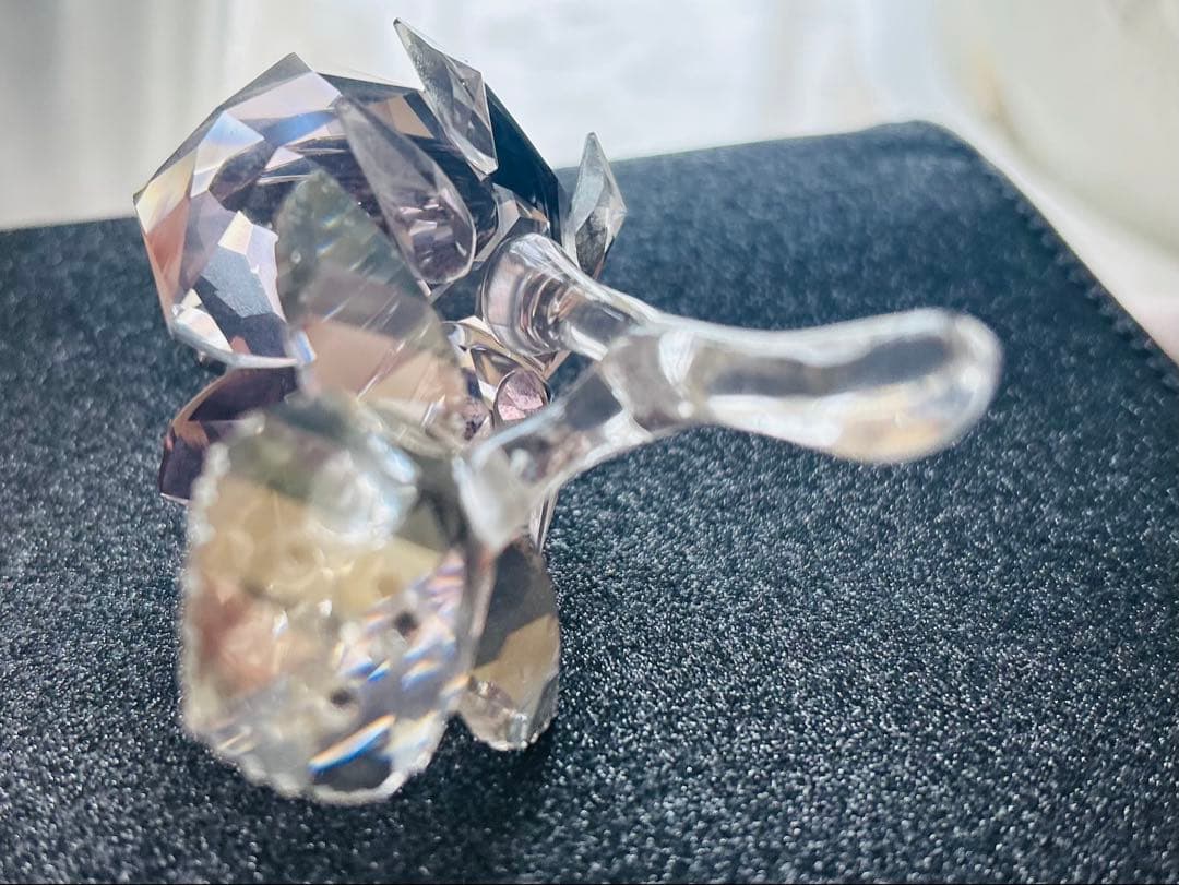 Victorian_k スワロフスキー　ローズ　ガラス製置物