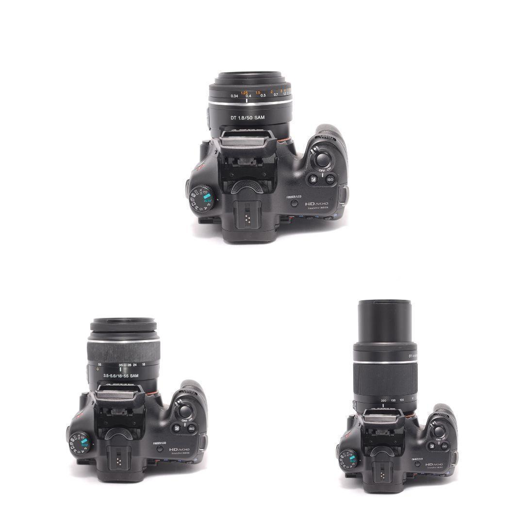 ❤即購入1000円OFF❤ ソニー α65 単焦点 望遠 レンズ3本セット