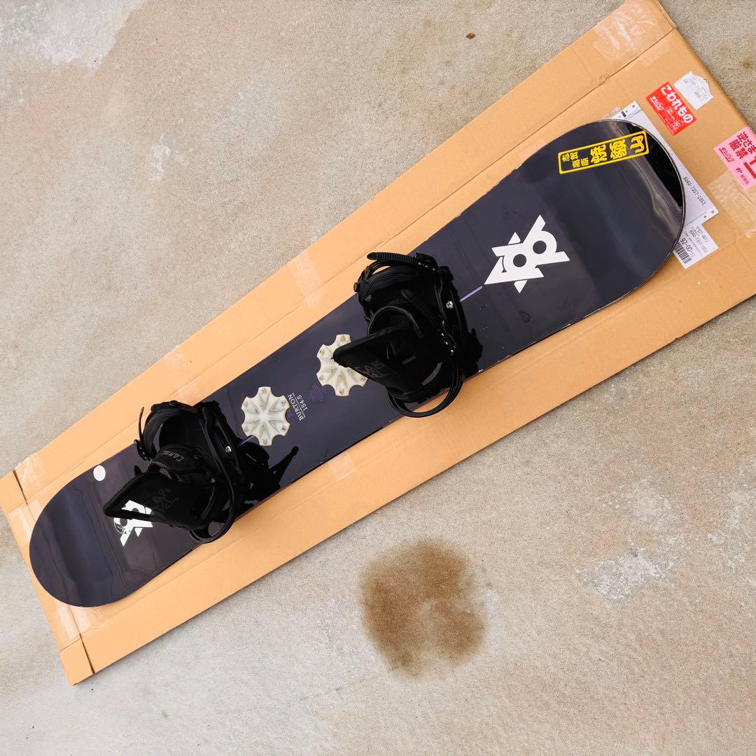 スノーボード BURTON セット X8V EST 154.5 カーテル
