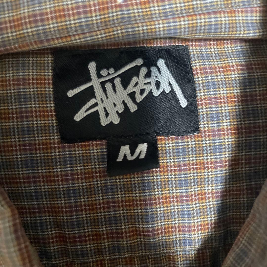 Stussy 90s チェック柄 ボタンダウンシャツ M